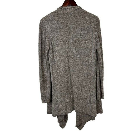L/XL Barefoot Dreams Women's CozyChic Lite Calypso Cardigan Taupe Brown 436 Open - Picture 2 of 6